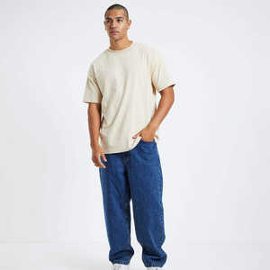 Camiseta de Manga Corta Extra Grande para Hombre, 100% Algodón, Diseño de Estampado en el Hombro Personalizable, Ideal para Fitness - Product Image 2