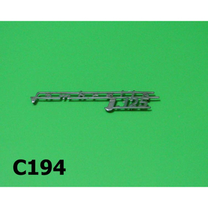 Badge de protection de jambes Lambretta J125 pour modèles 3 vitesses, accessoire de moto chromé - Product Image 1