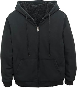 Basiques nouveauté poids lourd lavage à l'acide pull à capuche pour hommes hiver dernière conception OEM Service numérique solide polaire fermeture éclair - Product Image 1