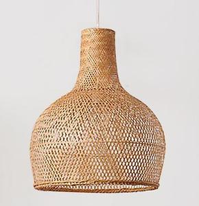 Venta al por mayor pantalla de bambú decorativa moderna granja bambú colgante luz fabricante vietnamita artesanía iluminación - Product Image 2