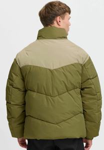 แจ็คเก็ตขนเป็ดหนาเป็นมิตรต่อสิ่งแวดล้อมสำหรับทุกเพศสินค้ามาใหม่2024สไตล์ไฮสตรีทสไตล์ไฮสตรีทฤดูหนาวปกสี่เหลี่ยมตกแต่งใหม่ - Product Image 3