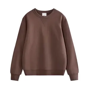 Sudaderas con capucha y sudaderas para hombre sin cuerda con logotipo personalizado al por mayor de 345 GSM, jersey liso de gran tamaño pesado - Product Image 6