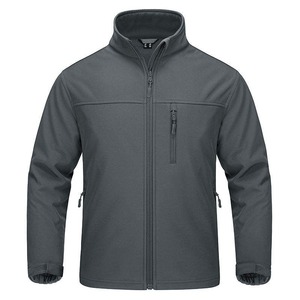 Chaqueta Softshell Personalizada de Alta Calidad para Hombre con Logotipo y Etiquetas Personalizados, con Capucha, Corte Ajustado, Cuello Alto, Transpirable, Estilo Vintage - Product Image 1
