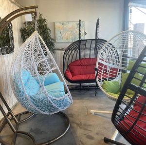Vente rotin suspendu Patio balançoire oeuf chaise en osier meubles de jardin chaises d'extérieur à vendre avec expédition rapide - Product Image 1