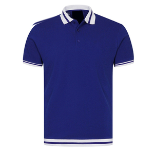 เสื้อกอล์ฟแขนสั้นผู้ชายไซส์ใหญ่พิเศษ ผ้าฝ้าย 100% ผ้าถักกันยับ ระบายอากาศได้ดี ลายพิมพ์นูน ดีไซน์สวย - Product Image 2