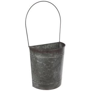 Ensemble de pots de jardinière de style roue rustique moderne, grande décoration murale intérieure et extérieure, petite conception, accessoires de plantes vivantes, application de patio - Product Image 4