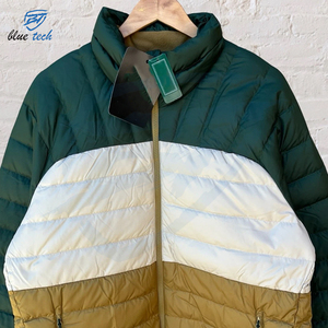 2025 Polyester Winter Custom Stand Collar High Quality Unisex Zip-Up Puffer <b>Jacket</b> with Waterproof Windproof Hooded Front Logo - Product Image 3