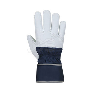 Gants de travail en cuir résistants à la coupure et antidérapants DEEN & SONS avec résistance à la chaleur, design léger, longueur 12 POUCES - Product Image 2