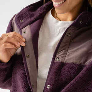 Soft Sherpa Fleece Zip-up Hombres y mujeres Cálido y chaqueta para invierno y otoño Venta en línea Hecho en Pakistán - Product Image 2