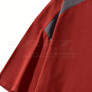 Venta al por mayor 100% algodón impresión personalizada Oversized Drop Shoulder T Shirts ropa de hombre Drop Shoulder T-shirt - Product Image 4