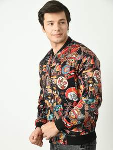 Chaqueta de bombardero unisex personalizable 100% poliéster satén tela chaqueta de hombre invierno con capucha PK diseño de lana OEM para la temporada de primavera - Product Image 2