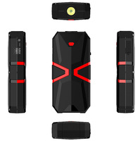 Démarreur de Voiture 12V et Batterie Externe 10000mAh 800A 1500A de Pointe, Booster de Batterie Portable avec Compresseur d'Air pour Camion, Moto, Voiture