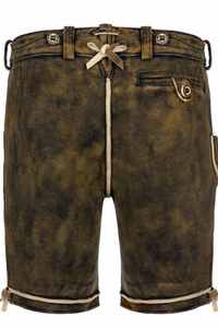 Good Material Latest Arrivals 100% <b>Leather</b> Made Custom Vintage Style Lederhosen <b>Short</b> for <b>Men</b> - Product Image 2