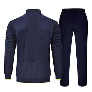 Logo personnalisé survêtements jogging décontracté vêtements de sport survêtement assorti avec capuche football entraînement survêtements ensembles coton matériel - Product Image 2