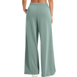 Dernier design, pantalon de survêtement évasé pour femmes, très populaire, respirant, élégant et confortable, tissu doux au toucher - Product Image 2