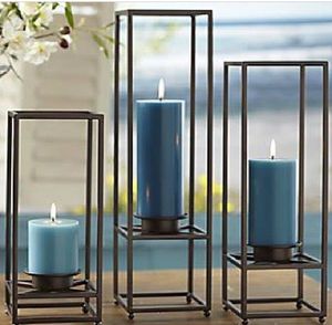 Événement formel or métal bougie lanterne grandes lanternes géométriques décoratives pour intérieur extérieur maison jardin décor de mariage - Product Image 5