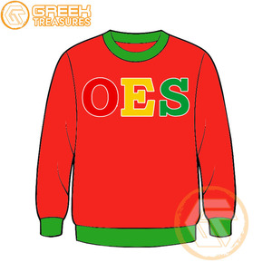 Orden personalizada de la estrella del Este Sudadera bordada de lana de algodón Suéter de alta calidad Ropa griega OES Sudaderas - Product Image 4