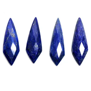 Lapis Lazuli naturel 30x10mm cerf-volant Rosecut pierre précieuse 9.18 Cts Iroc ventes pierre en vrac de haute qualité Afgani lapis fantaisie cabine à facettes