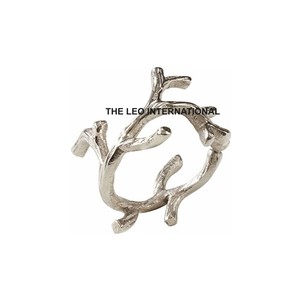 Anneaux de serviette élégants et tendance personnalisés pour la vente en gros – Anneaux de serviette géométriques en métal décoratifs - Product Image 3