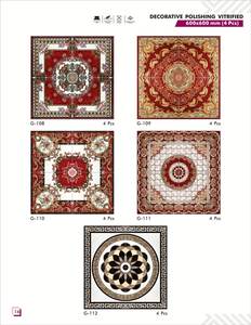 Céramique 600*600 Silver Golden Glazed Face Design Carrelage de sol décoré Carreaux de décoration de maison Carreaux de décoration murale - Product Image 3