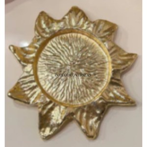 Textura martillada Acabado de color plateado Forma redonda pulida brillante Cuenco para servir de metal resistente con base de diseño única - Product Image 6