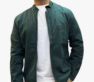 Bearfit Casual <b>Men's</b> Autumn 100% cotton <b>Biker</b> <b>Jacket</b> Slim Fit Eco-Friendly Windproof Breathable Zipper OEM Service - Product Image 5