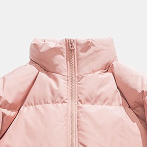 Veste matelassée d'hiver pour homme de haute qualité, style streetwear, imperméable, col montant, logo sur le devant, tissu premium, style classique - Product Image 4