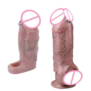 Adam için SXXY gerçekçi prezervatif yeniden horoz kol genişletici erkek yapay penis artırıcı büyütme prezervatif horoz kol seks oyuncakları adam - Product Image 4