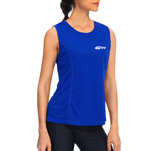 Camiseta sin mangas de palangre para mujer, Camisa sin mangas de longitud extendida, tela ligera de mezcla de algodón, Ideal para verano, ropa de calle informal - Product Image 1