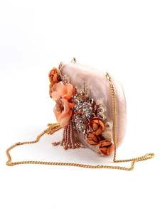 Boîte en résine pochette vente en gros pour la gamme de vêtements de fête sac en résine personnalisé pour Collection de mode de luxe à la main pochette en résine - Product Image 4