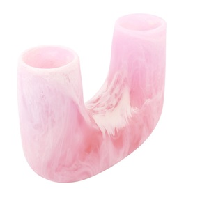 Tubo de resina transparente Flor Jarrones de resina todos los diseños y todos los colores disponibles - Product Image 2