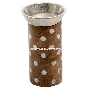 Soporte de incienso hecho a mano de calidad premium Bakhoor de diseñador con acabado blanco y dorado última llegada metal decorativo Mubkhar - Product Image 2