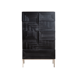 ตู้ข้างสูงทำจากไม้มะม่วงสีดำ Tristan - Product Image 2