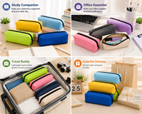 Trousse à crayons portable 2026 – Sac à stylos simple et réaliste pour enfants – Grande capacité de rangement de haute qualité pour fournitures scolaires