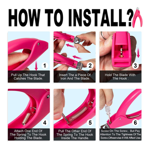 2025 gran oferta cortaúñas de Punta acrílica de acero inoxidable, cortador de puntas de uñas artificiales, cortadora de manicura para uñas de dedos y dedos de los pies - Product Image 6