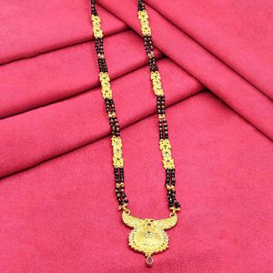 Bán buôn 24K Micro vàng Quảng Cáo & <span class=keywords><strong>Ruby</strong></span> đá dài mặt dây chuyền <span class=keywords><strong>mangalsutra</strong></span>, đồ trang sức cưới truyền thống Ấn Độ, quảng cáo thời trang <span class=keywords><strong>mangalsutra</strong></span>. - Product Image 2
