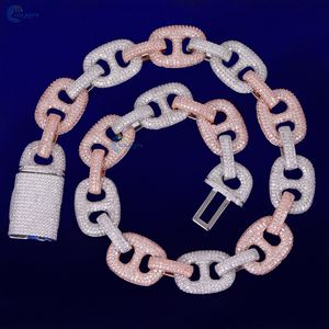 สร้อยมอสซาไนต์ VVS1ลายเพชรแบบคิวบาสร้อยคอฮิปฮอปเงินสเตอร์ลิงออกแบบได้ตามต้องการ - Product Image 6