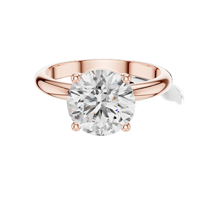Bague en diamant de laboratoire rond brillant de 2,5 carats pour femmes, diamant VVS-VS EF CVD, or 18 carats, 14 carats, 10 carats et argent 925 - Product Image 5