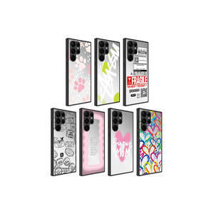 Coque en silicone fine de luxe pour Samsung Galaxy S23 Ultra, motif miroir, avec protection de l'appareil photo - Product Image 2