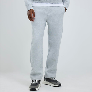 Men's Casual Hooded Tracksuit Two-Piece Set Customized Logo Rhinestone Embellishments Lightweight Polyester/Cotton <b>Sweatpants</b> - Product Image 4