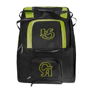 Bolsa de Transporte para Equipo de Cricket CA 15000 Gold con Ruedas, Color Negro/Lima - Solución de Almacenamiento para Equipamiento - Product Image 4