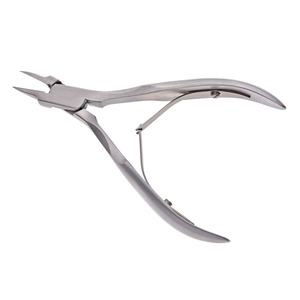 Professional Stainless Steel <b>Cuticle</b> Trimmer & Nail <b>Cutter</b> with Straight Blades Wide Jaw Opening for Finger & Toenail Care - Product Image 1