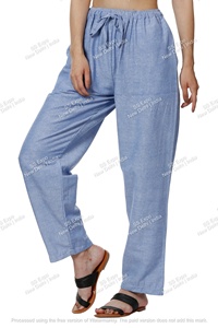 Conjunto de pijama de algodón nepalí azul verde para mujer, ropa de dormir tribal étnica cómoda y ropa de descanso, estilo diario Sexy para el verano - Product Image 4