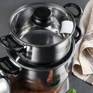 Set di pentole San Ignacio in otto pezzi + Set di coltelli da cucina in acciaio inossidabile NOIA San Ignacio in tre pezzi - Product Image 4