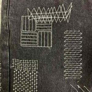 Venta al por mayor de pantalones cortos de mezclilla bordados personalizados de verano para mujer - Product Image 3