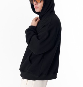 Sudadera con capucha de gran tamaño con logotipo personalizado para hombre, sudadera de lana gruesa de algodón con cuerda, color térmico personalizable - Product Image 5