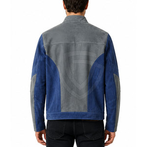 Authentic <b>Suede</b> <b>Leather</b> <b>Jacket</b> For Men Featuring Soft Genuine <b>Suede</b> Button Front Functional Pockets And Timeless Casual Style - Product Image 4