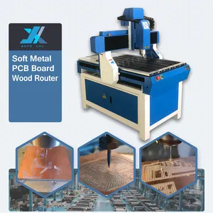 Jx6040 6090 Advertisming Zacht Metaal Mini Hout Pcb Aluminium Koperen Gravure Cnc Router Voor Aluminium