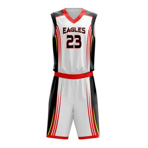 Uniforme de baloncesto de talla grande transpirable de alta calidad y diseño único personalizado para hombre, ropa deportiva de secado rápido al por mayor - Product Image 5