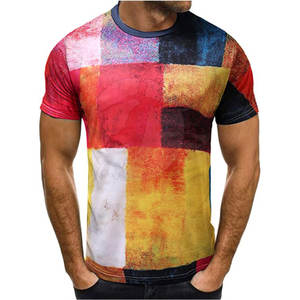 Camisetas de Lucha Personalizadas por Sublimación para Hombre, 100% Algodón, Cuello Redondo, Estilo Holgado, Técnica de Impresión, Camisetas Transpirables - Product Image 2